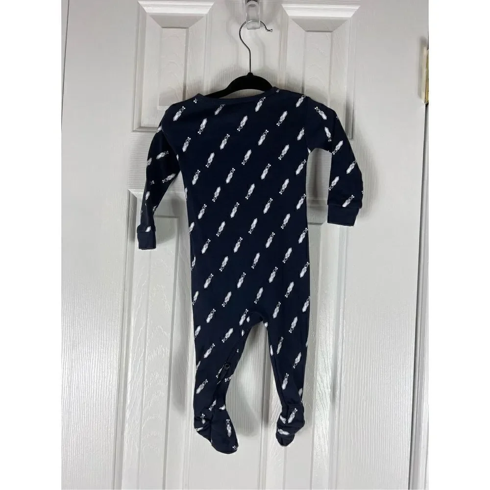 Petit Lem Navy Sleeper Size 6m